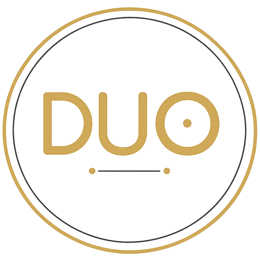 Logo DUO – esperienza a due con Tommaso Volker e Stefano Ferri o August Nero